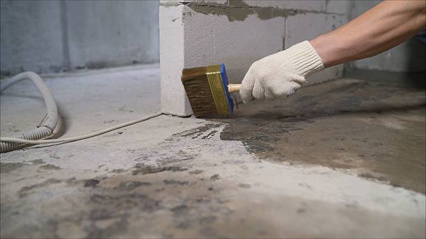 SJ Waterproofing Pros Waterproofing coverage map for New Castle, IN and surrounding area